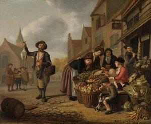 De groentewinkel De Buyskool door Jan Victors