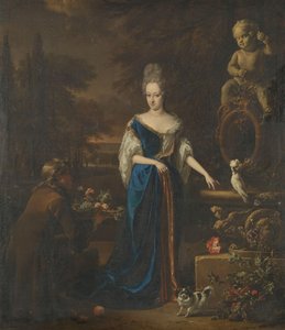 Portret van Maria Cornelisz, vrouw van Silvester van Tongeren door Jan Baptist Weenix