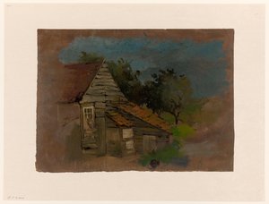 Boerenhuis met kleine schuur