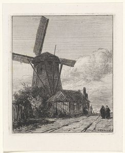 Gezicht op de Trekweg te Den Haag