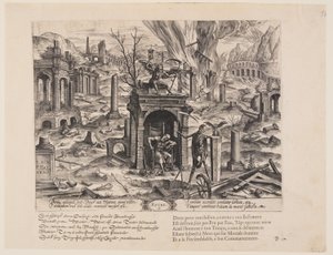 Ruyne, uit Theatrum Vitae Humanae (De tijdperken van de mens) door Jan Wierix