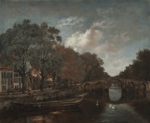 Herengracht, Amsterdam, c.1661 door Jan Wijnants
