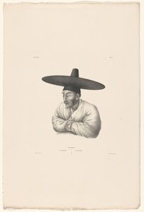 Portret van een Koreaanse koopman door Jan Willem Vlaanderen