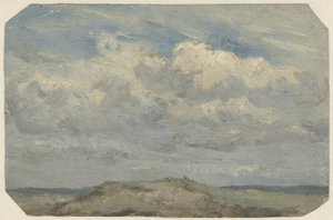 Duin met op de achtergrond de zee door Jan Willem van Borselen