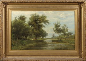 Landschap bij Alblasserdam