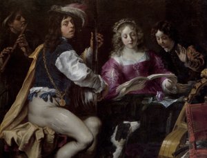Het Concert door Jan attr. to Cossiers