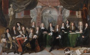 Leden van de Magistraat van Den Haag door Jan de Baen