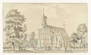 De kerk te Asperden, Duitsland