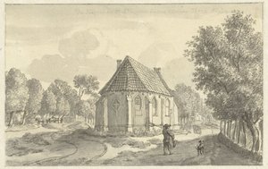 De kerk van Helsdingen bij Vianen door Jan de Beijer