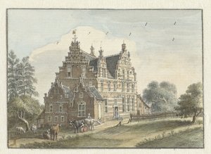 Het Huis Den Dam bij Zutphen door Jan de Beijer
