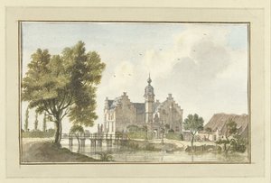 Het Huis den Ham, aan de Niers in Duitsland