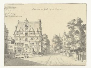 Het stadhuis te Goch