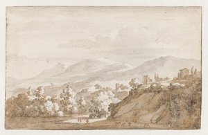 Bergachtig landschap in Italië