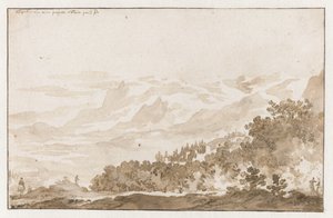 Tusculum (Frascati) vanuit het Zuidwesten door Jan de Bisschop