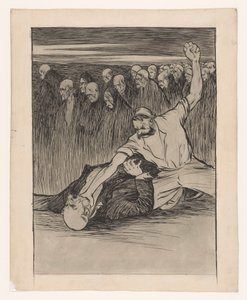 Arbeider velt kapitalist door Jan de Waardt