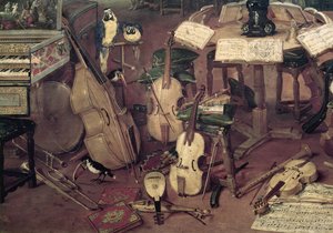 Horen, 1617 (detail) door Jan the Elder Brueghel