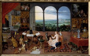 Horen. Allegorie van de vijf zintuigen