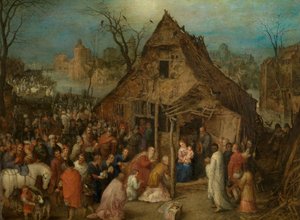 De Aanbidding der Wijzen door Jan the Elder Brueghel