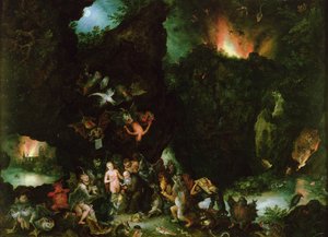 De verzoeking van St. Antonius - Hel, 1594