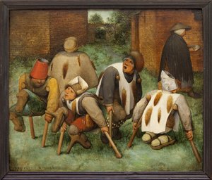 De bedelaars door Jan the Elder Brueghel