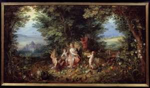 De vier elementen: De Aarde. Allegorie.