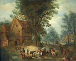 Dorpsscène, ca. 1640-60