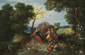  door Jan the Younger & Francken or Franck Ambrosius II (c.1590-1632) Brueghel