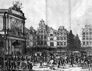 De processie van Maria de