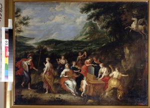Pallas Athena en Muzen