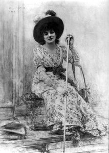 Portret van Sarah Bernhardt (1844-1923)