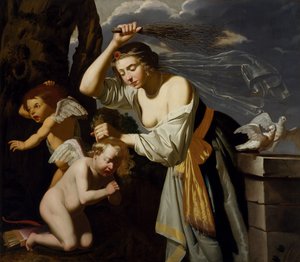 Venus straft Cupido, 1628