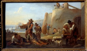 De Napolitaanse barbier door Jan van Bike Miel