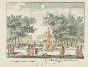 De Venus-fontein in de grote tuin van Paleis Het Loo