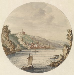Gezicht op de stad Bacharach