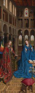 De annunciatie door Jan van Eyck