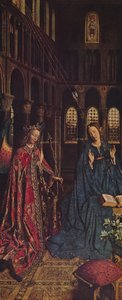 De Annunciatie, 1434-1436 door Jan van Eyck