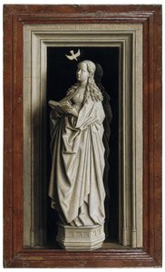 De Annunciatie Diptiek, rechter paneel, 1434-1435