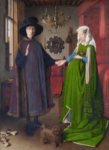 Het Arnolfini portret door Jan van Eyck