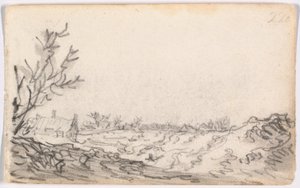 Een duinlandschap door Jan van Goyen