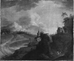 Landschap door Jan van Goyen