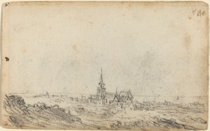 Uitzicht op Scheveningen (recto)