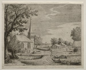 Dorpkerk door Jan van Goyen