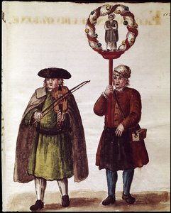 Religieuze viering van de heiligverklaring van een heilige door Jan van Grevenbroeck