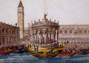 Wereldtheater, toernooi in Venetië door Broederschap van Ridders van de Kousenband