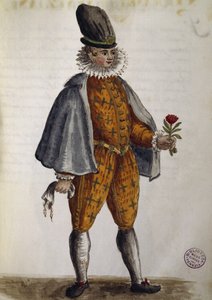Jonge Venetiaan, aquarel uit De Venetiaanse kleding, van bijna elke leeftijd zorgvuldig verzameld en geschilderd in de 18e eeuw, door Jan van Grevenbroeck of Giovanni Grevembroch (1731-1807), Italië door Jan van Grevenbroeck