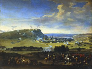 Het Beleg van Namen, scène voor de laatste aanval, 5 augustus 1695