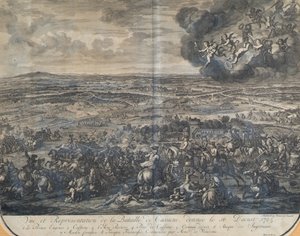 De slag bij Cassano op 16 augustus 1705