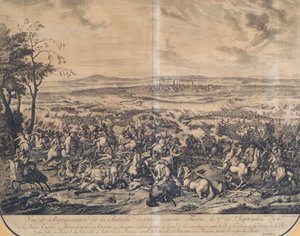De slag bij Turijn op 7 september 1706
