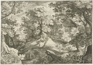 Landschap met Apollo en Daphne