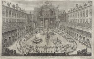 Caroussel in de hofburg te Wenen